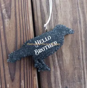 Damon's Crow TVD Themed Car Freshie - Keep Your Car Smelling Fresh