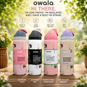 Owala FreeSip Water Bottle 32oz – Double Wall Insulated, BPA Free Sports Bottle