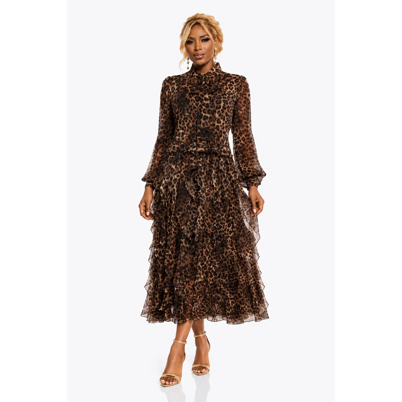 Lucky Lady-Animal Print Dress