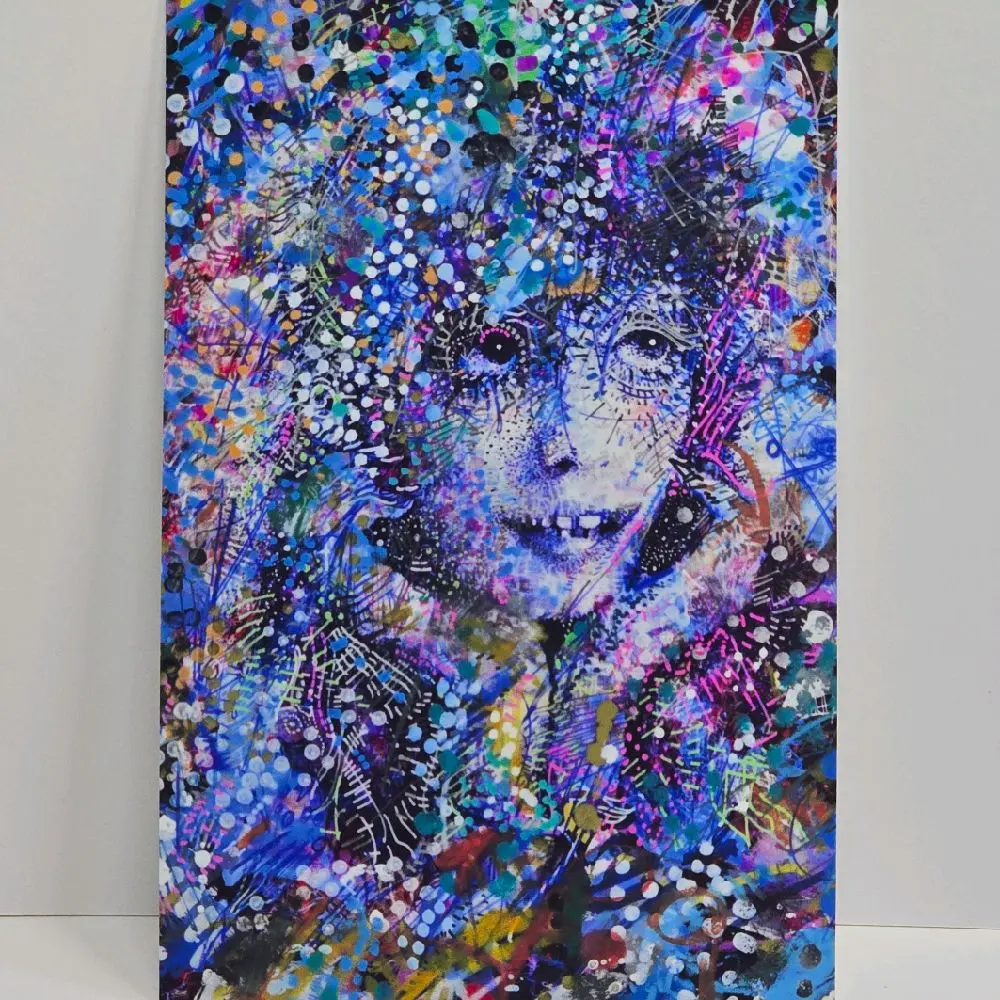 Michael Alan Alien "Cosmic Shelley" 4"x6" fine art print
