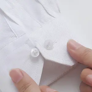 6pcs Multi-purpose elastic shirt button extender, waist extension button No nail no seam detachable cuff neckline Shirt extension elastic waistband Adjustable telescopic button adjustable cuff and neckline - a versatile preppy and casual style knitte