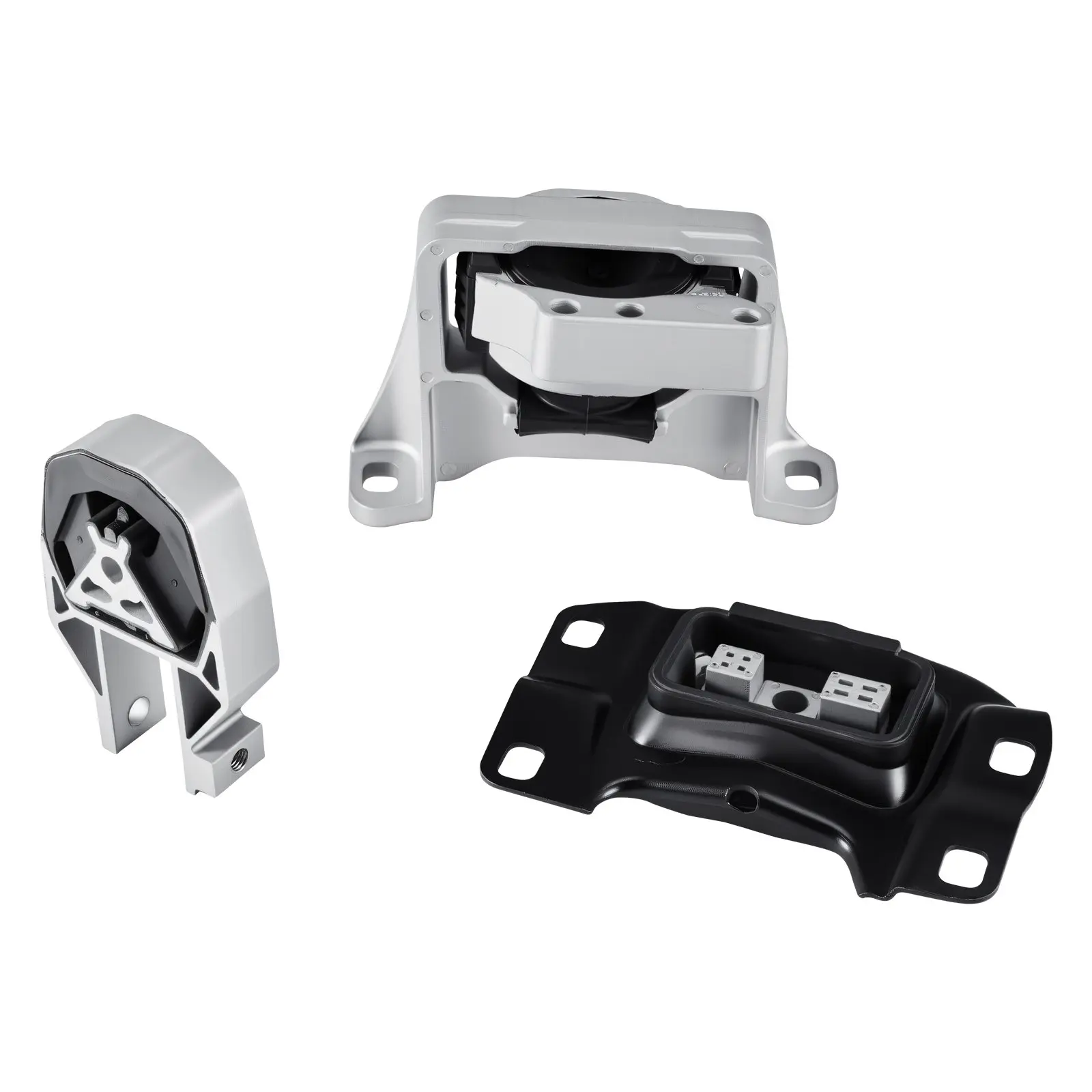 【Summerfinds】VEVOR 3-Piece 8.2 lbs Front Engine & Transmission Motor Mount Replacement Kit, Metal-Rubber Automotive Maintenance Tools, Exact Fit for 2013-2019 Ford Escape 2.0L L4, Replaces OE A5612/A5631/A5520, Secure Support, Direct Installation