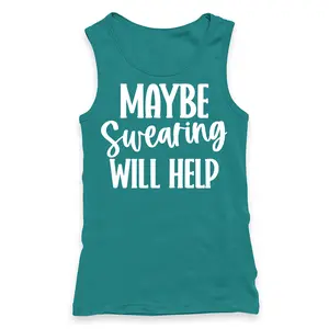 Maybe Swearing Will Help Racerback Tank