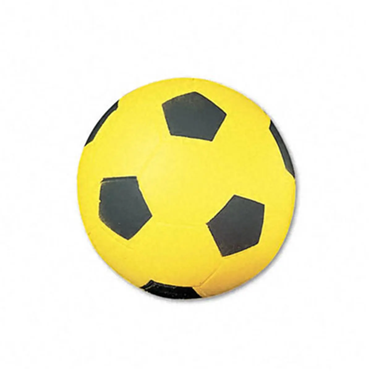 212 MAIN Coated Foam Soccer Ball - 12oz, Yellow/Black, Playground Size, Sport-Designed for Indoor/Outdoors Sports & Fitness Activities