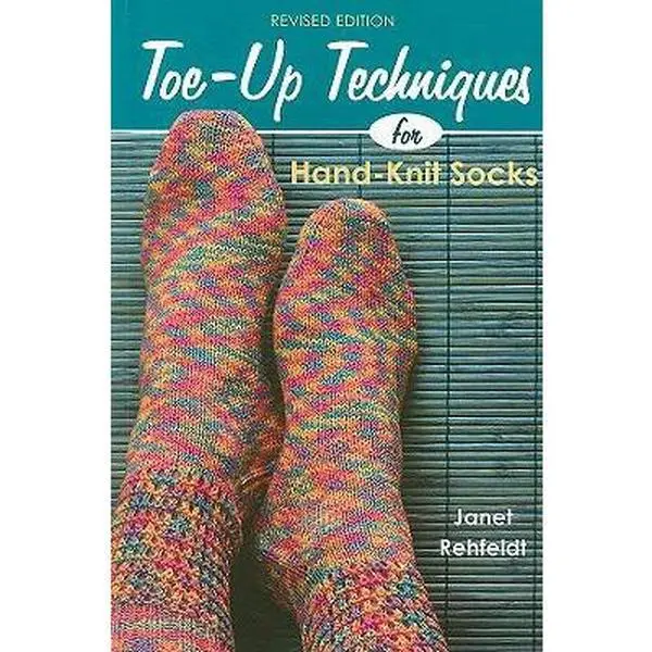 USED Book - Toe-Up Techniques for Hand-Knit Socks: Revised Edition by Janet Rehfeldt (Paperback) - english