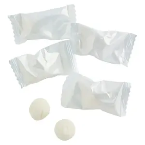 14 oz. Mint Flavored White Sweet Buttermint Candies - 108 Pc.