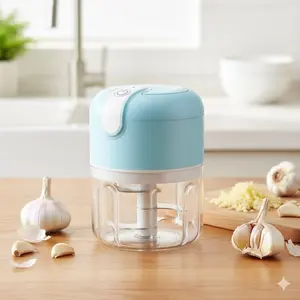 Multifunctional Manual Vegetable Chopper & Meat Mincer - Dual Blade Stainless Steel Food Processor with Non-Slip Base, Easy Clean Kitchen Gadget for Dicing, Slicing & Meal Prep