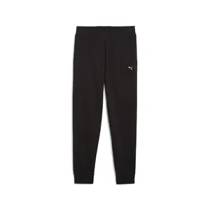 PUMA Womens Essentials Elevated Drawstring Sweatpants Casual - Black