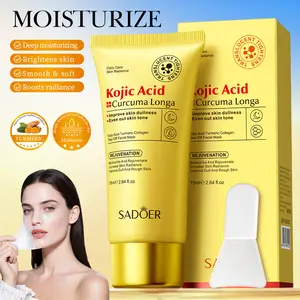 Turmeric Peel Off Facial Mask - Elasticity & Hydration Care, Reduces Sagging & Dullness - Hydrolyzed Collagen for Glowing Skin, with Collagen & Niacinamide