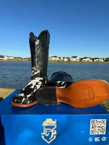 Botas De Pelo De Vaca