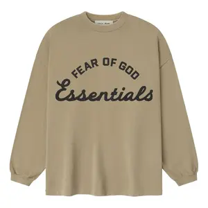 Fear of God Essentials Training 90s Long Sleeve T-shirt 'Faded Dune' 125SP264102F