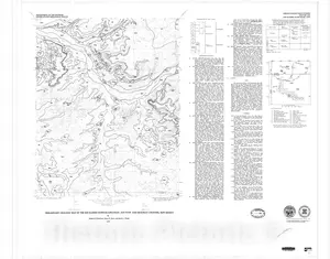Kin Klizhin Ruins Quadrangle Geologic Map, San Juan and McKinley Counties, New Mexico - 1979