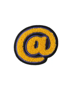 @ Yellow Chenille Varsity Letter Patch - Large