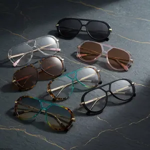 ️ New Retro Chic Leopard Double Bridge Sunglasses | Flattering for Round Face, UV400 – US Design – Cute & Cool, Light Luxury – Perfect for Summer & Daily – Unisex Non-Prescription tiktokshopspringglowup