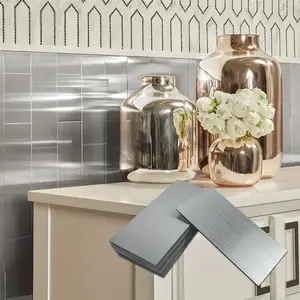 Aluminum 3D Wall Panel, Self-adhesive Wall Tile, Wall Panel for Kitchen, Bathroom, Laundry Room, RV, Fireplace, Staircase