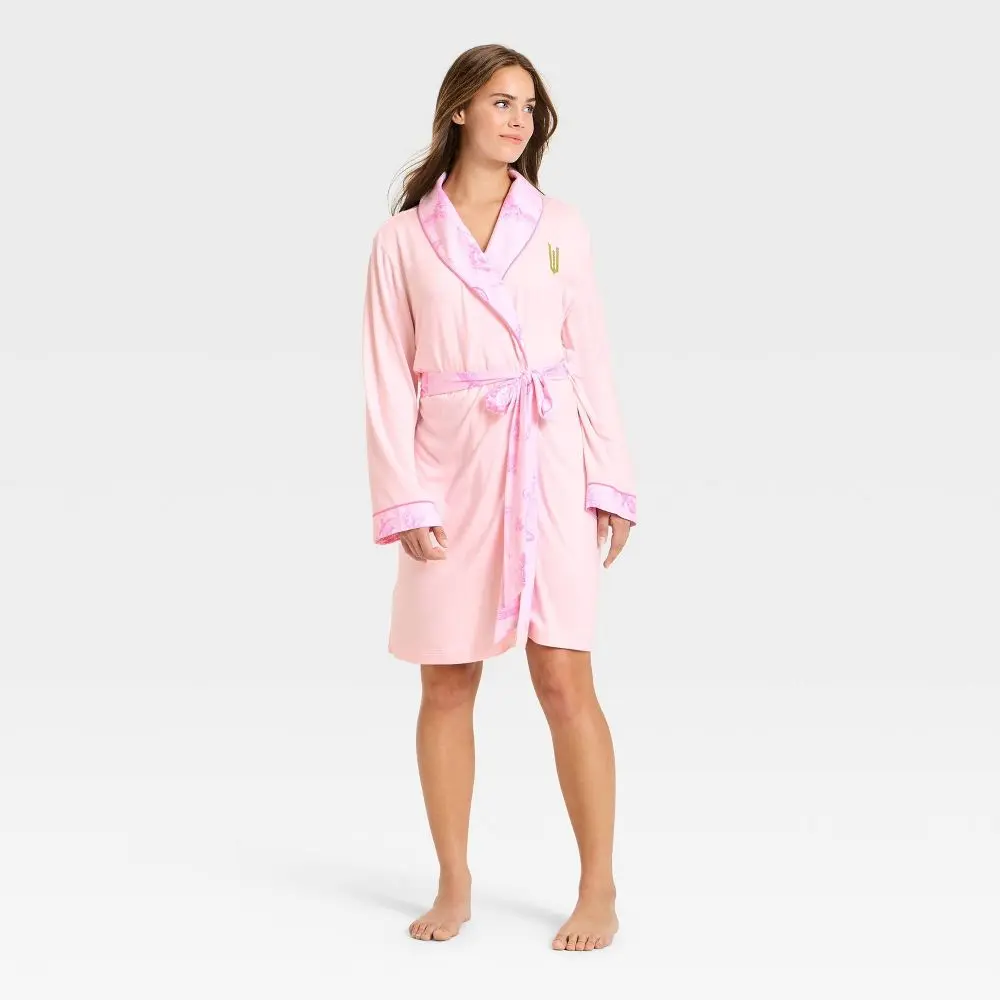 Wicked x Katie Kime Women's Graphic Robe, Smooth, Belt, Polyester Wicked x Katie Kime Women's Graphic Robe, Smooth, Belt, Polyester