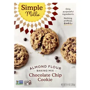 Simple Mills Almond Flour Baking Mix, Chocolate Chip Cookie, 9.4 oz (265 g)