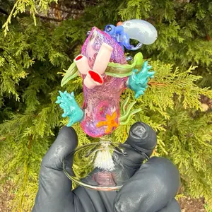 Glass Coral Reef Sculpture