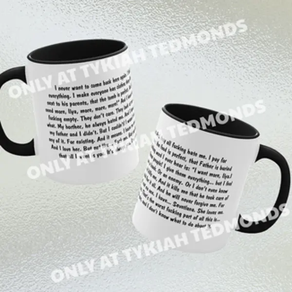 Ilya's Monologue Mug, Heated Rivalry Scence Mug, Ilya Rozanov Mug, Shane Hollander Mug