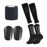Adults' Football Protective Kit - Anti-Slip Silicone Grip Soccer Socks, Shin Guards, Athletic Fit, All Seasons, Enhance Traction, Optimize On-Field Performance, Sizes 6-12 Sports Accessories