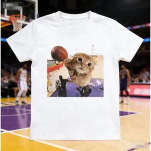 My cat is not the greatest basketball player Orange Cat T-Shirt, Cat meme gift, meme shirts, Gift For him and her Graphic Tee Gift For Men Women, Menswear
