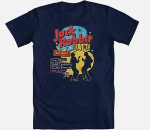 Jack Rabbit Slims Enjoy The 50's And Step On The Gas Unisex T-Shirt Cotton Man Menswear Soft