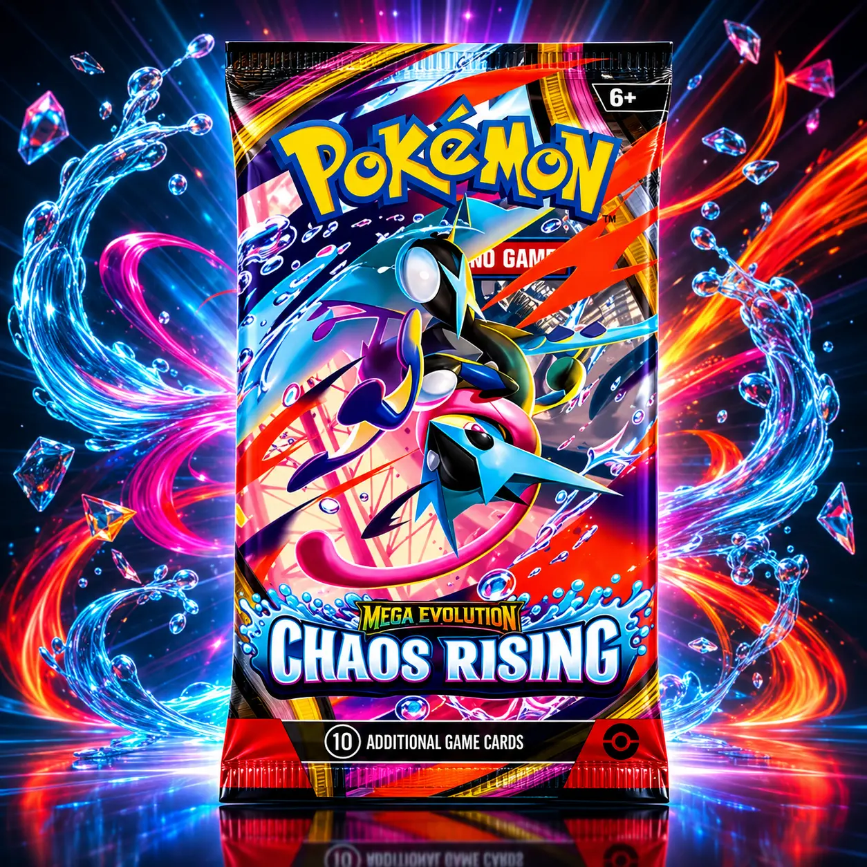 Pokemon Mega Evolution Chaos Rising Booster Pack