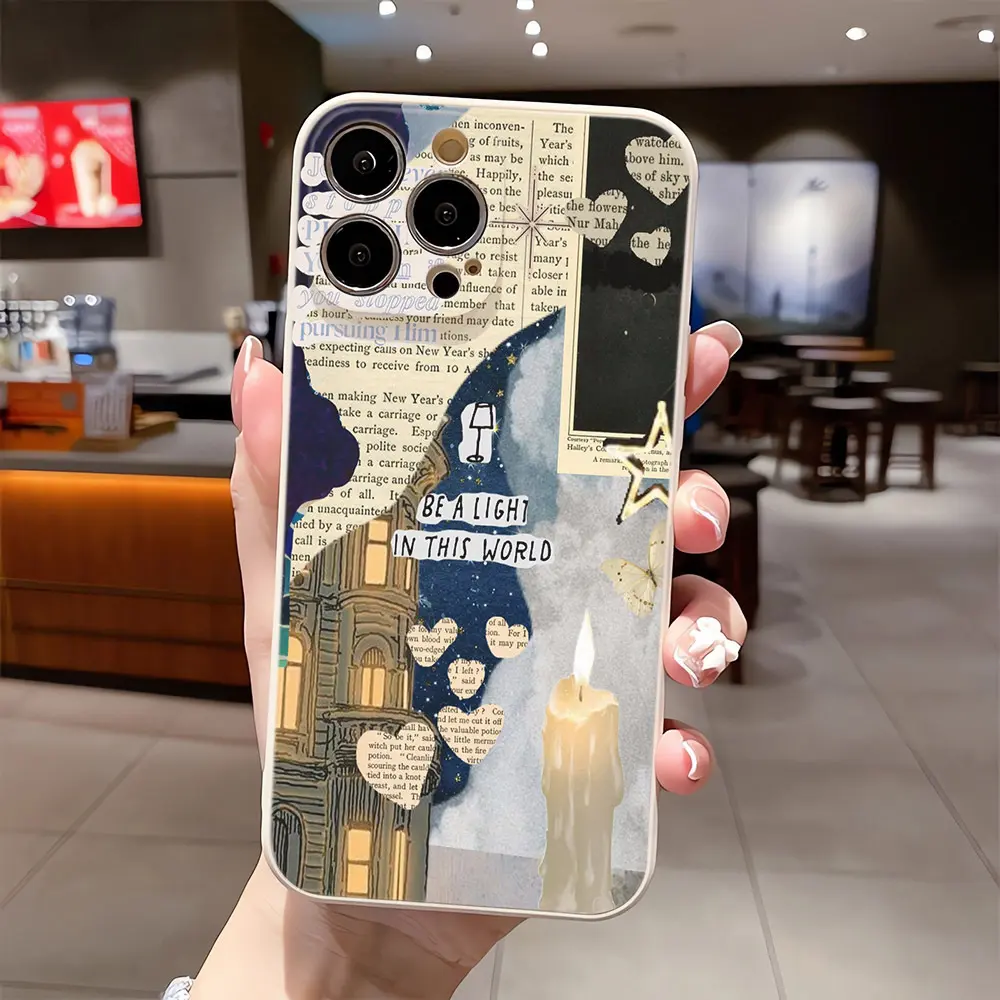 Bright collage painted mobile phone shell A359 Phone Case Phone Case for IPhone 16/15/14/13/12/11/Plus/Pro/Pro Max series