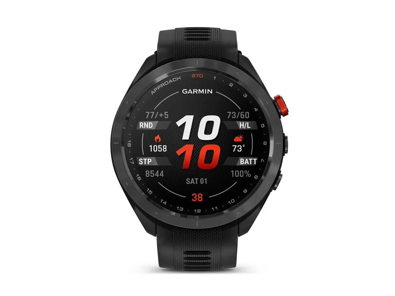 Garmin Approach S70, 47mm, Premium GPS Golf Watch, Black Garmin Approach S70, 47mm, Premium GPS Golf Watch, Black