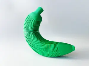 Green Plantain Platano Flexi Banana Fidget Toy for Pretend Tactile STEM Play