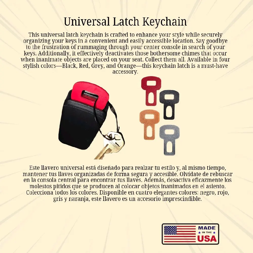 2 Universal Latch Keychains, Home Decor Ornaments for Home Supplies Decor Collection