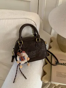 Vintage Bowling Ball Handbag for Women, New Spring Summer Shoulder Crossbody Bag, Stylish and Durable, Perfect for Daily Use