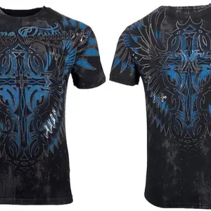 3D Xtreme Couture By Affliction Men's T-Shirt ULTIMATE GLORY Biker MMA