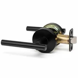 Kain Design Black Privacy Door Lever