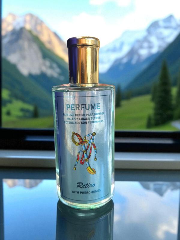 Olofin Retiro Perfume with Pheromones 100 ML 3.38 OZ Spiritual Cleansing Fragrance for Women and Men Ideal for Protection and Spiritual Cleansing