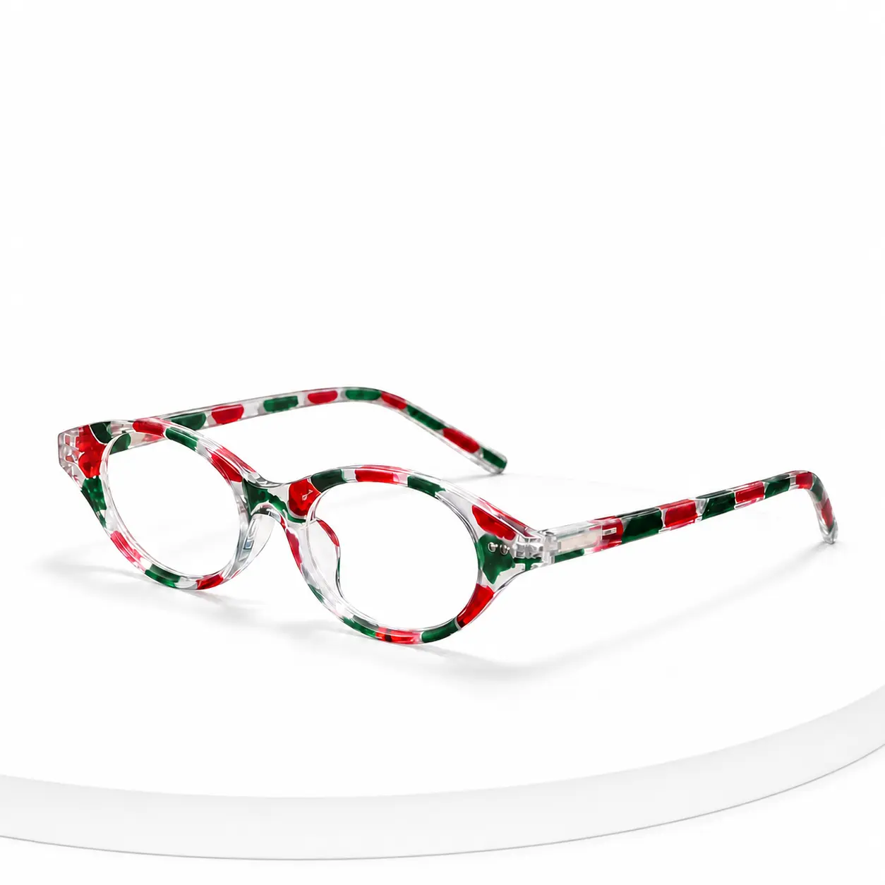 Photochromic Reading Glasses, Light-Responsive Cat-Eye Readers for Women and Men, Lightweight PC Frame for Books, Phones and Menus Daily