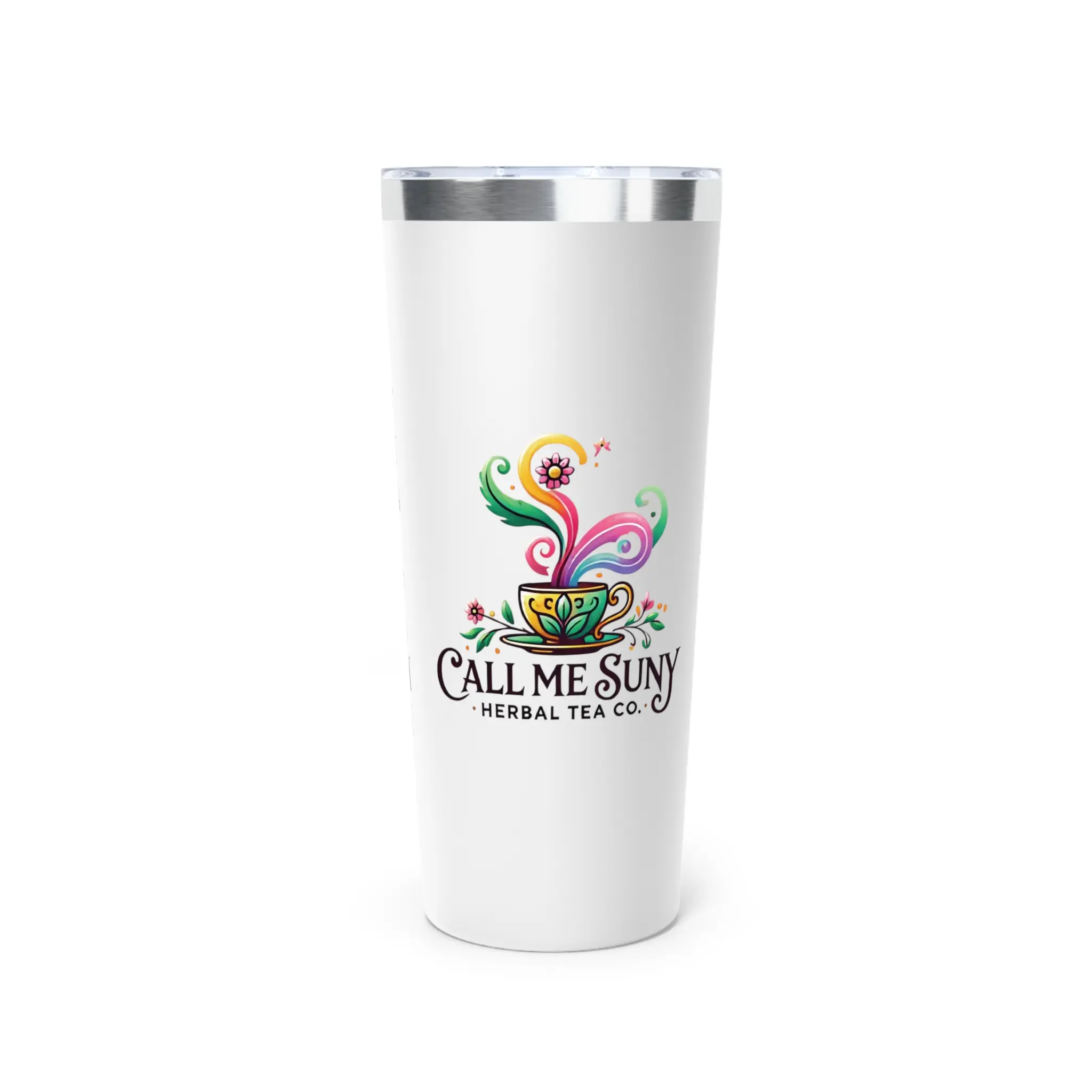 CALL ME SUNY HERBAL TEA CO. Copper Vacuum Insulated Tumbler 22oz