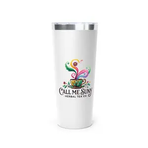 CALL ME SUNY HERBAL TEA CO. Copper Vacuum Insulated Tumbler 22oz