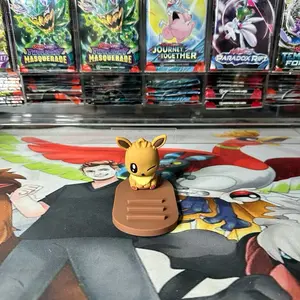 Pokemon eeveelution or pikachu card display stand
