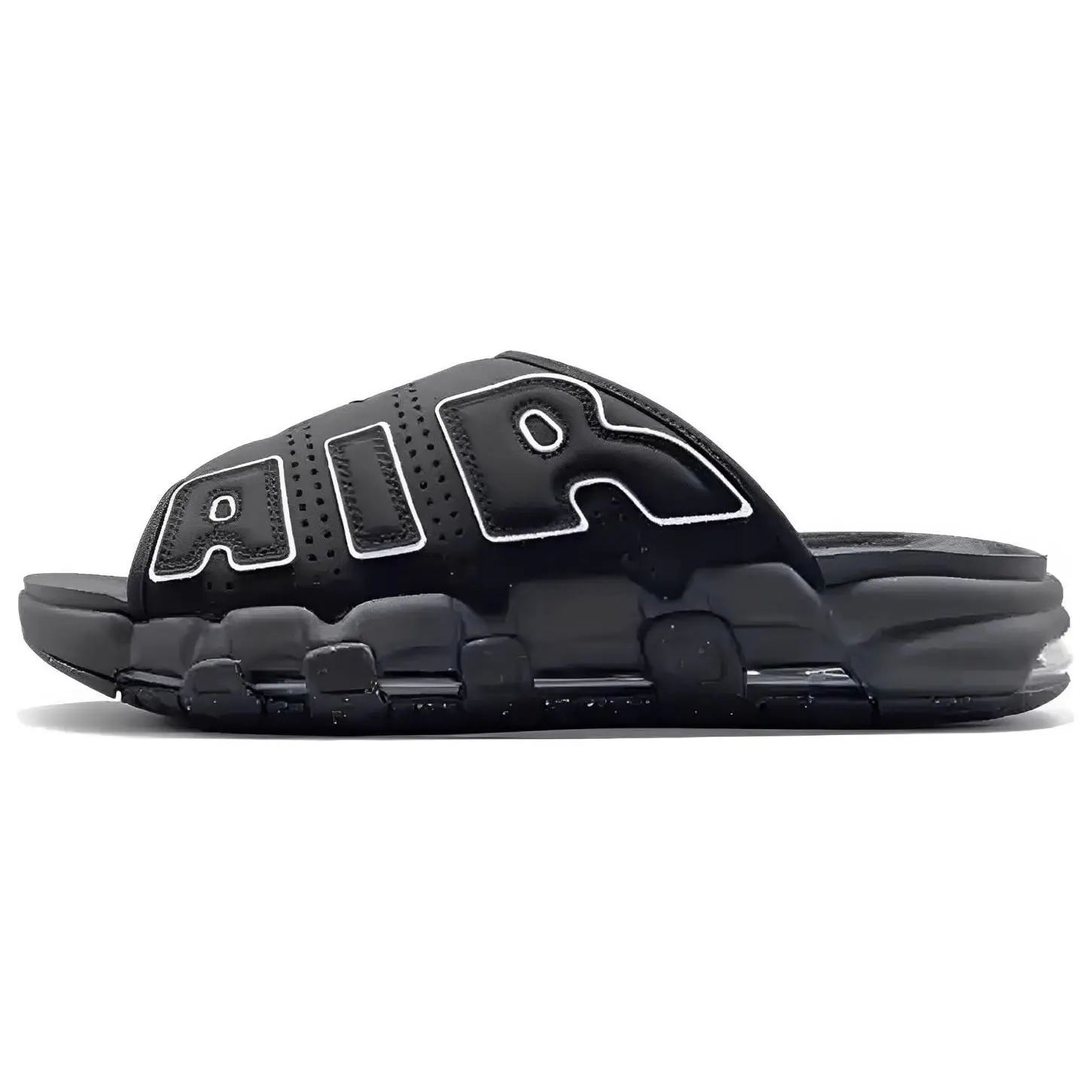 Nike Air More Uptempo Slide OG Black White' Comfort Men's DV2132-001