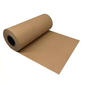 UOFFICE Kraft Paper Roll 600' x 18" 50lb Strength Brown Shipping Paper for Home Decor Gardening and Construction Projects
