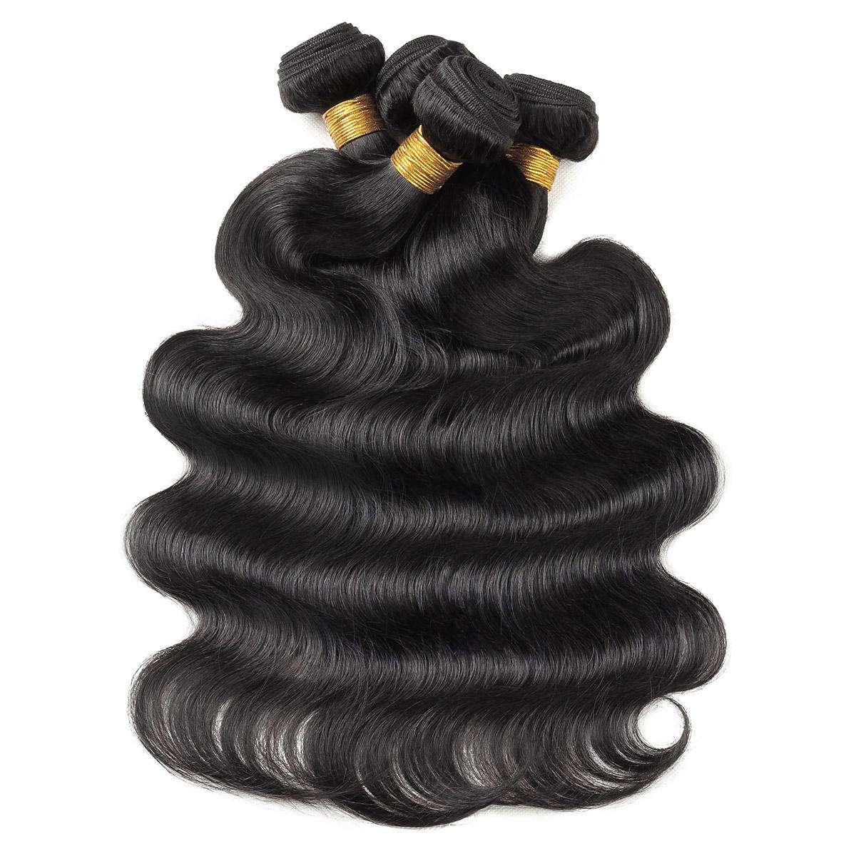 Vinisay Body Wave Human Hair Bundles Raw Indian Human Hair Weave 3 4 Bundles Quick Weave with 4x4 13x4 Closure Extensions Natural Black Sew in Extension Vinisay Body Wave Human Hair Bundles Raw Indian Human Hair Weave 3 4 Bundles Quick Weave with 4x4 13x4 Closure Extensions Natural Black Sew in Extension