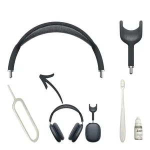 JoesGEcom Made for Apple Air Pod Max Headband Arch Fabric Frame Replacement + 10mL Mesh Restore + Repair Tool Removal Tool Headphones Repair Parts Fix A3184 - Kit (Midnight)