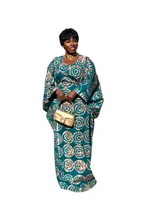 Hand beaded Cotton Batik (Adire) Bubu