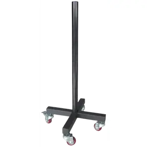 French Fitness Portable Bumper Plate Stacker Rack w/Wheels (New)