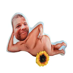 Custom Shaped Photo Pillow – Personalized Face Cushion – Unique Gift & Home Decor