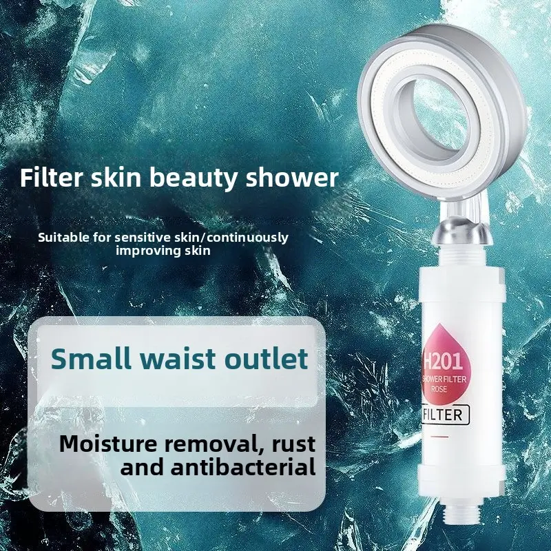 Morning Refresh Essential,Lily Shower Filter,99% Chlorine Removal,Softens Water,24H Fragrance,Vitamin C Fragrancy Shower Head Bathtub Faucet Bathroom, Filtered Showerhead, Hard Water Shower Filter