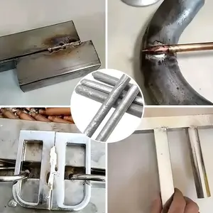 Multifunctional Fast Melt Flux Cored Welding Rods, Low Temperature Aluminum Alloy, Repair and Fill Seams, Suitable for Stainless Steel Copper Iron Alum