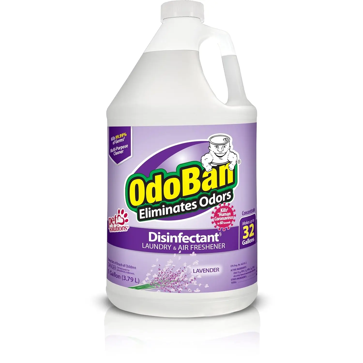 1 Gallon Disinfectant Concentrate and Odor Eliminator Lavender Scent