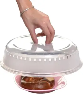 Microware Food Cover, Microwave Food Cover Splatter, 10.5 x 10.5 x 2.625 Inch, Food Cover, 1 PC
